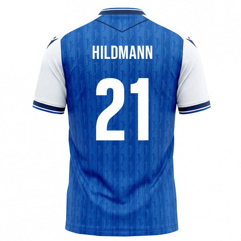 Danxen Kvinnor Timo Hildmann #21 Kunglig Blå Vit Hemmatröja Matchtröjor 2026/27 Tröjor T-Tröja
