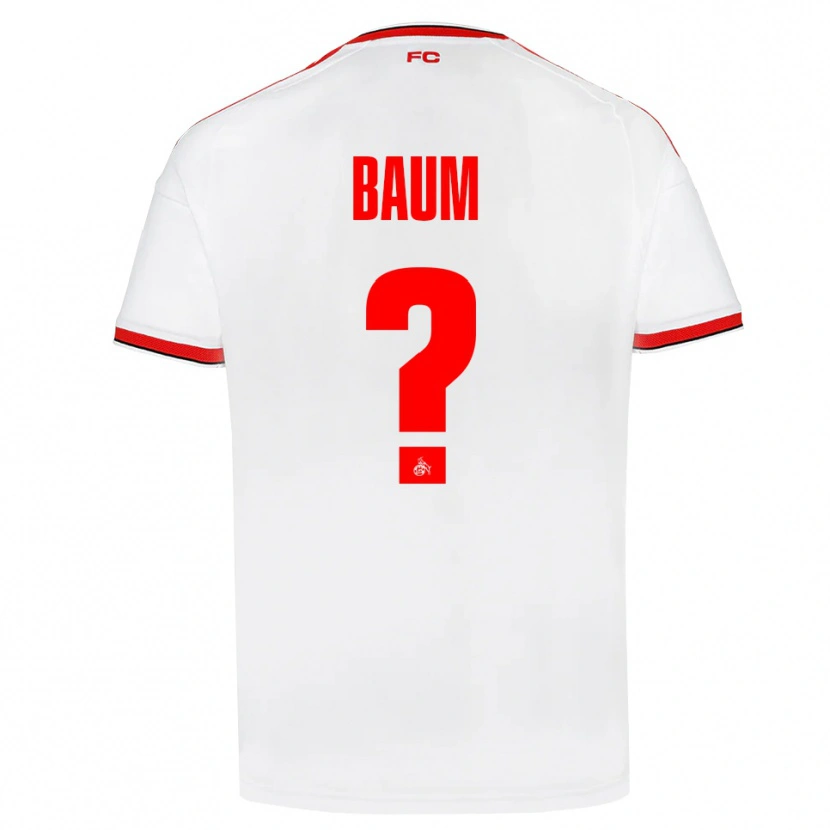 Danxen Kvinnor Julius Baum #0 Vit Röd Svart Hemmatröja Matchtröjor 2026/27 Tröjor T-Tröja