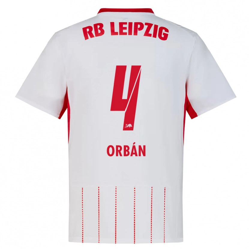 Danxen Kvinnor Willi Orbán #4 Röd Vit Gul Hemmatröja Matchtröjor 2026/27 Tröjor T-Tröja
