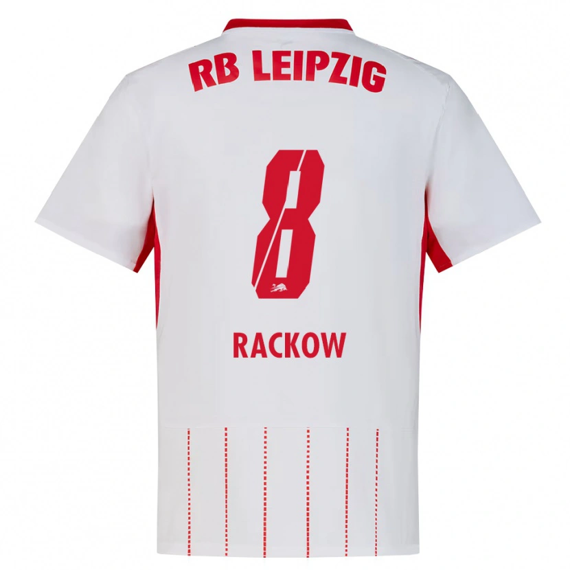 Danxen Kvinnor Gianna Rackow #8 Röd Vit Gul Hemmatröja Matchtröjor 2026/27 Tröjor T-Tröja