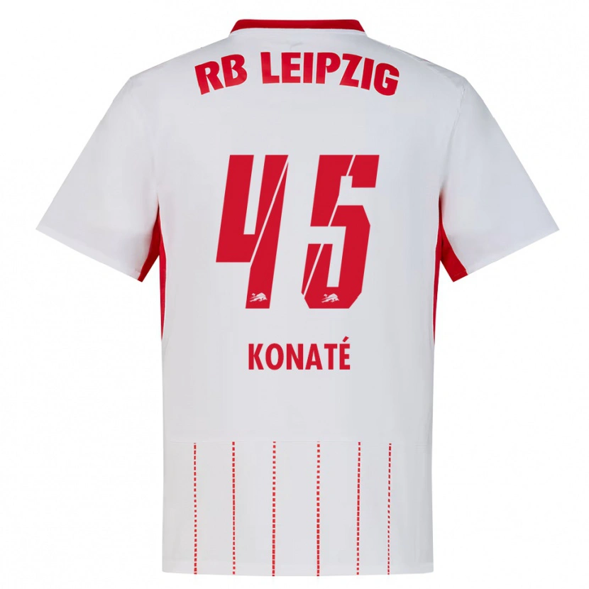 Danxen Kvinnor Samba Konaté #45 Röd Vit Gul Hemmatröja Matchtröjor 2026/27 Tröjor T-Tröja
