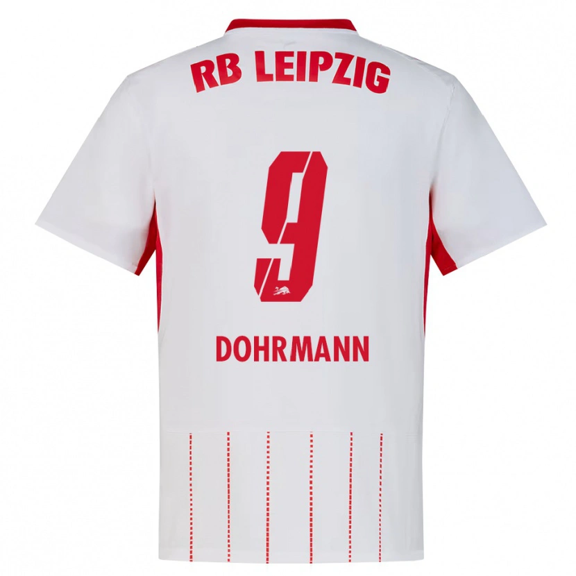 Danxen Kvinnor Paul Dohrmann #9 Röd Vit Gul Hemmatröja Matchtröjor 2026/27 Tröjor T-Tröja