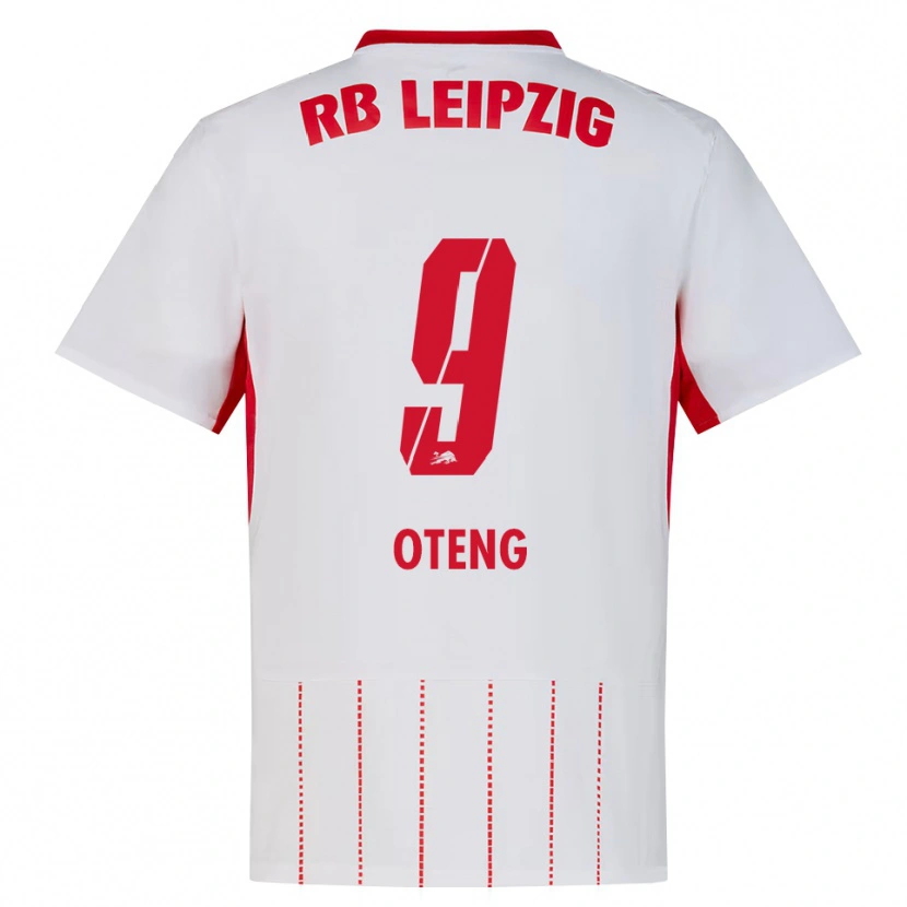 Danxen Kvinnor Persis Oteng #9 Röd Vit Gul Hemmatröja Matchtröjor 2026/27 Tröjor T-Tröja