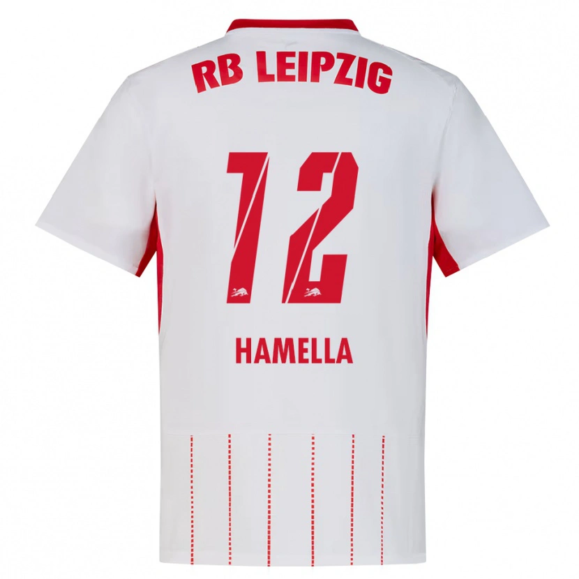 Danxen Kvinnor Karl Hamella #12 Röd Vit Gul Hemmatröja Matchtröjor 2026/27 Tröjor T-Tröja