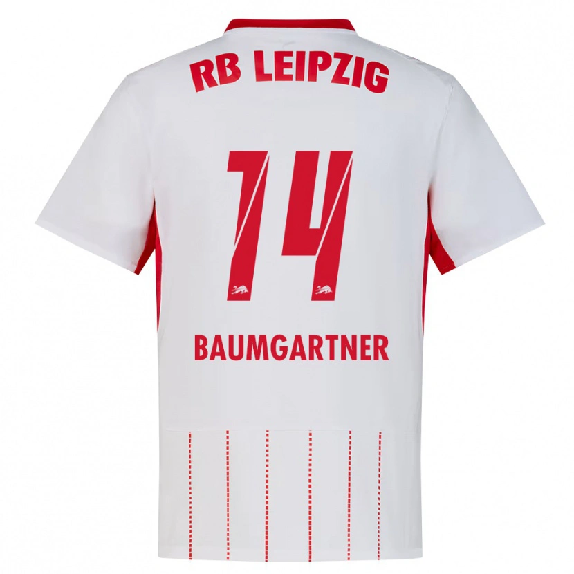 Danxen Kvinnor Christoph Baumgartner #14 Röd Vit Gul Hemmatröja Matchtröjor 2026/27 Tröjor T-Tröja