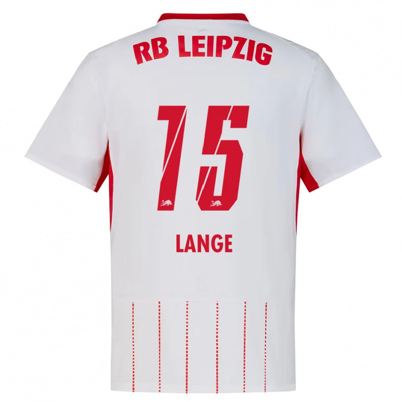 Danxen Kvinnor Oskar Lange #15 Röd Vit Gul Hemmatröja Matchtröjor 2026/27 Tröjor T-Tröja