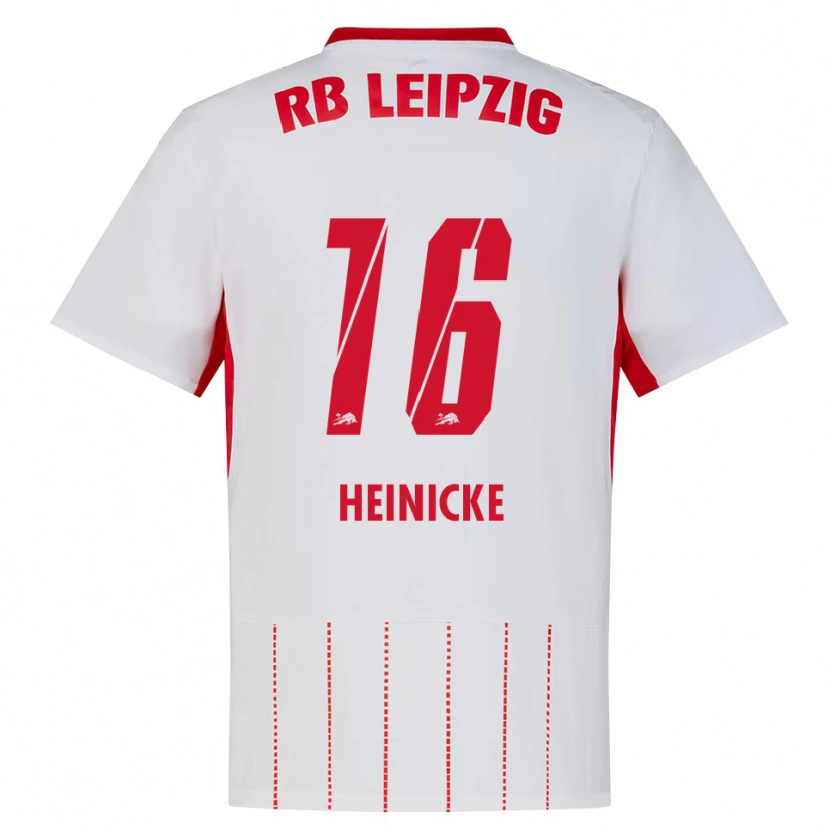 Danxen Kvinnor Niklas Heinicke #16 Röd Vit Gul Hemmatröja Matchtröjor 2026/27 Tröjor T-Tröja