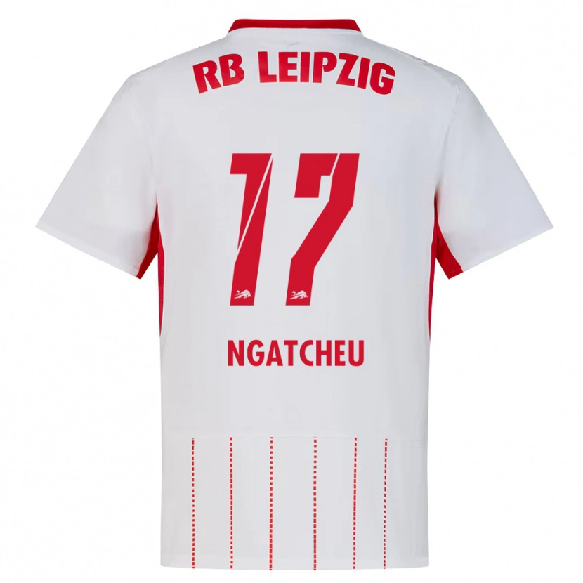 Danxen Kvinnor Yohan Ngatcheu #17 Röd Vit Gul Hemmatröja Matchtröjor 2026/27 Tröjor T-Tröja