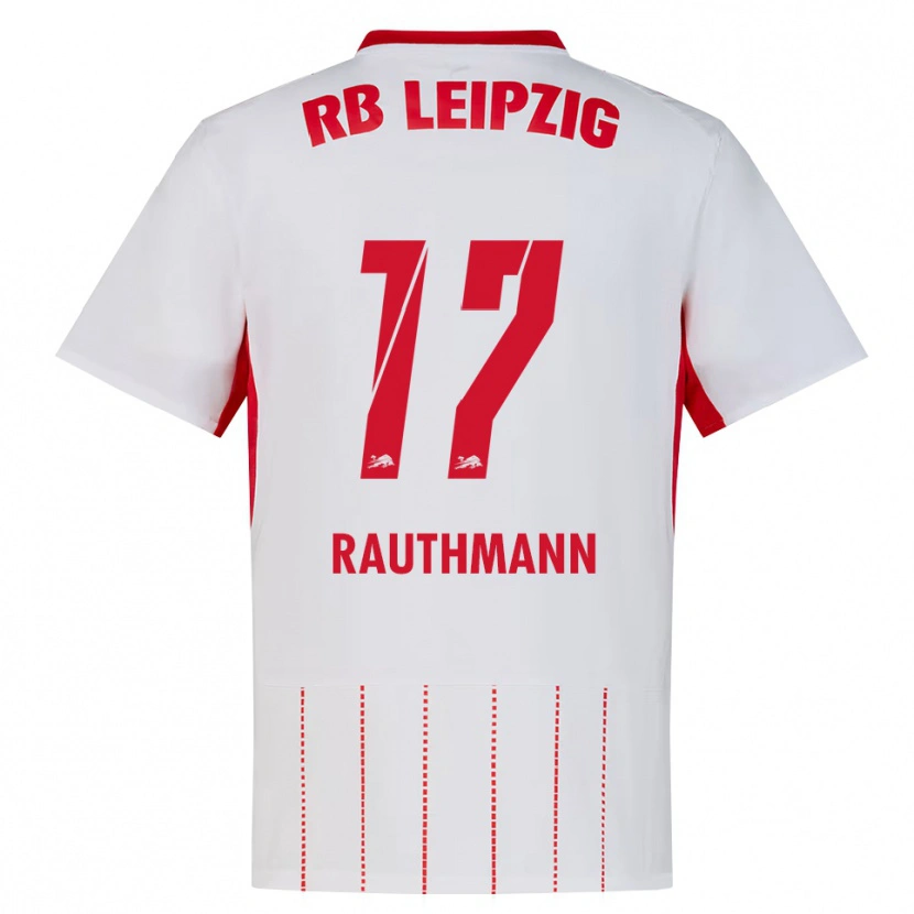 Danxen Kvinnor Nick Rauthmann #17 Röd Vit Gul Hemmatröja Matchtröjor 2026/27 Tröjor T-Tröja