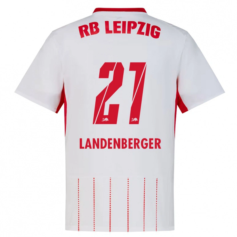 Danxen Kvinnor Julia Landenberger #21 Röd Vit Gul Hemmatröja Matchtröjor 2026/27 Tröjor T-Tröja