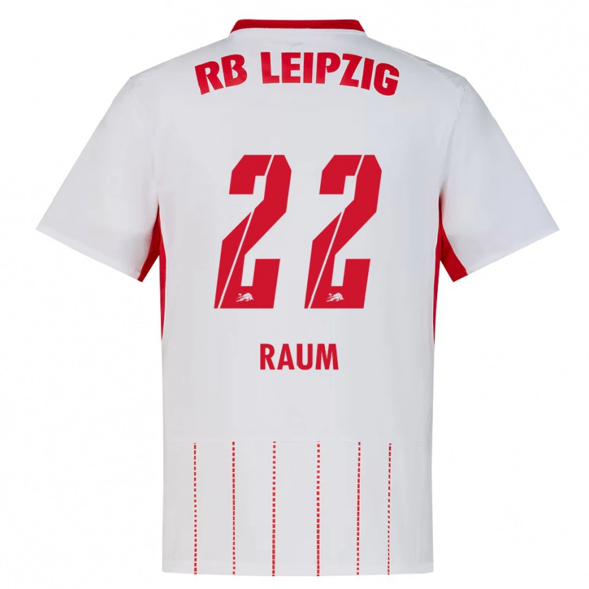 Danxen Kvinnor David Raum #22 Röd Vit Gul Hemmatröja Matchtröjor 2026/27 Tröjor T-Tröja