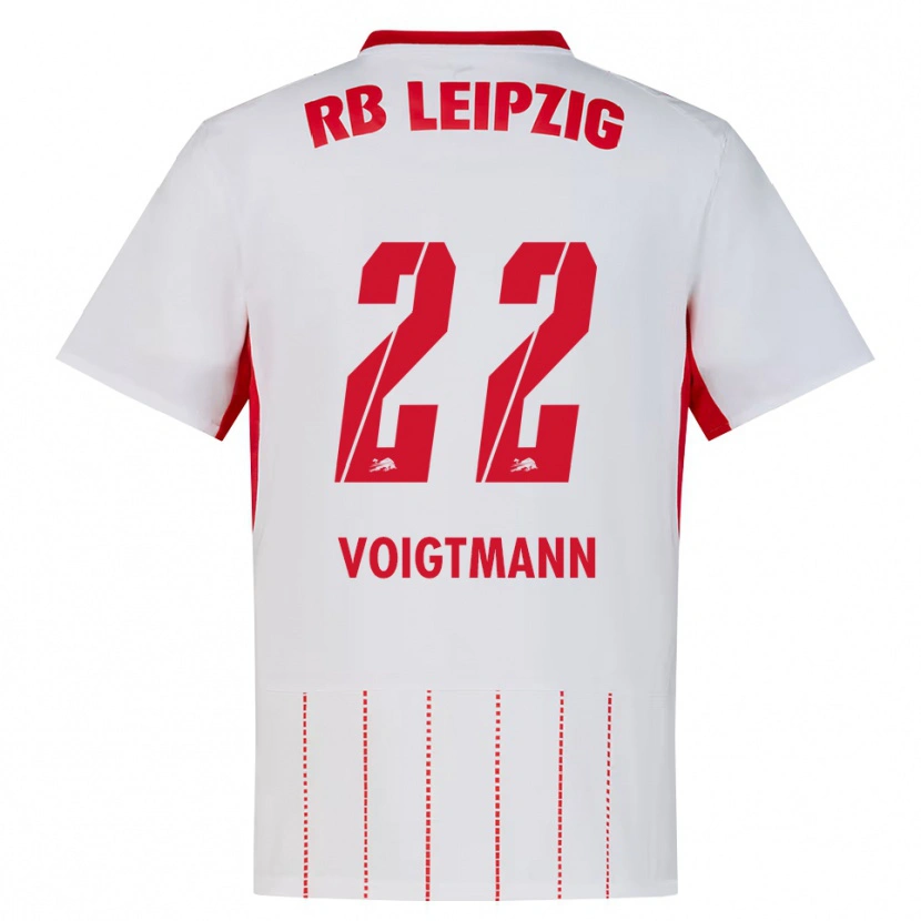 Danxen Kvinnor Alexander Voigtmann #22 Röd Vit Gul Hemmatröja Matchtröjor 2026/27 Tröjor T-Tröja