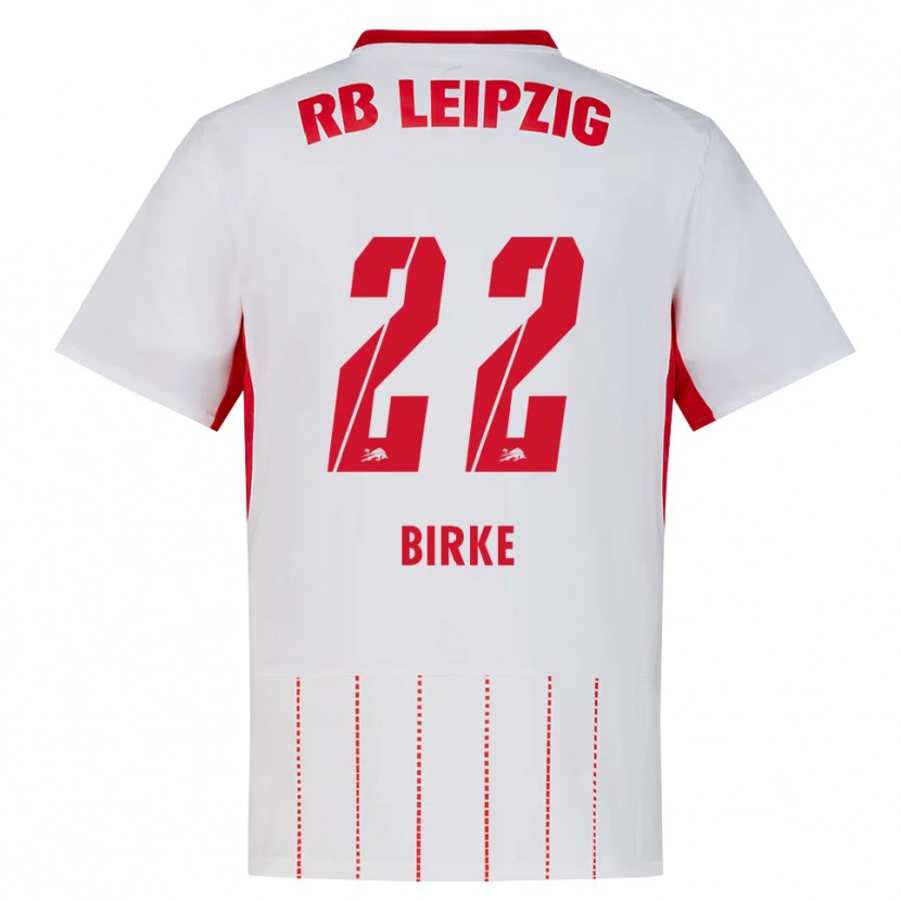 Danxen Kvinnor Lennox Birke #22 Röd Vit Gul Hemmatröja Matchtröjor 2026/27 Tröjor T-Tröja