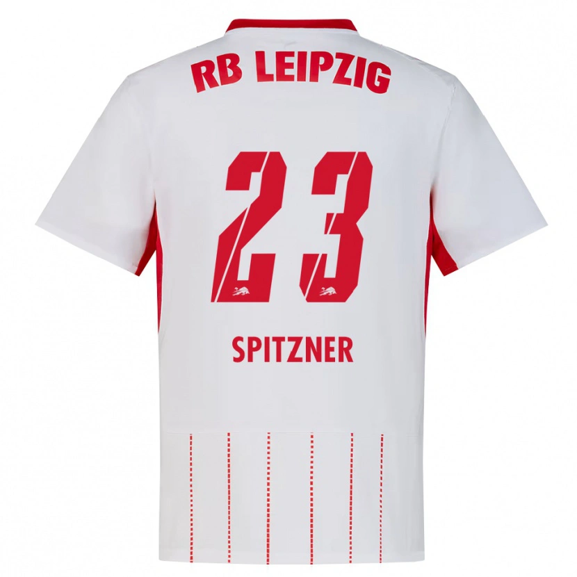 Danxen Kvinnor Kyra Spitzner #23 Röd Vit Gul Hemmatröja Matchtröjor 2026/27 Tröjor T-Tröja