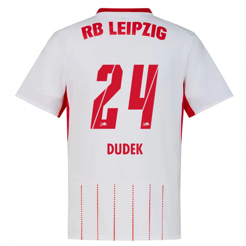 Danxen Kvinnor Nikoline Dudek #24 Röd Vit Gul Hemmatröja Matchtröjor 2026/27 Tröjor T-Tröja