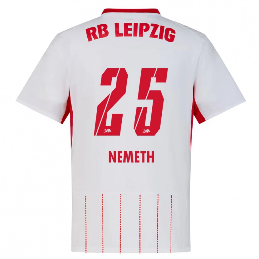 Danxen Kvinnor Diána Németh #25 Röd Vit Gul Hemmatröja Matchtröjor 2026/27 Tröjor T-Tröja