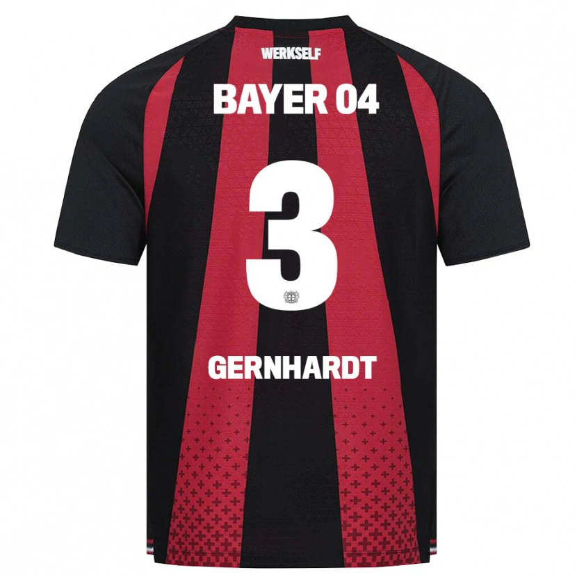 Danxen Kvinnor Nils Gernhardt #3 Svart Vit Röd Hemmatröja Matchtröjor 2026/27 Tröjor T-Tröja