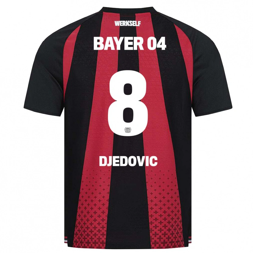 Danxen Kvinnor Melis Djedovic #8 Svart Vit Röd Hemmatröja Matchtröjor 2026/27 Tröjor T-Tröja