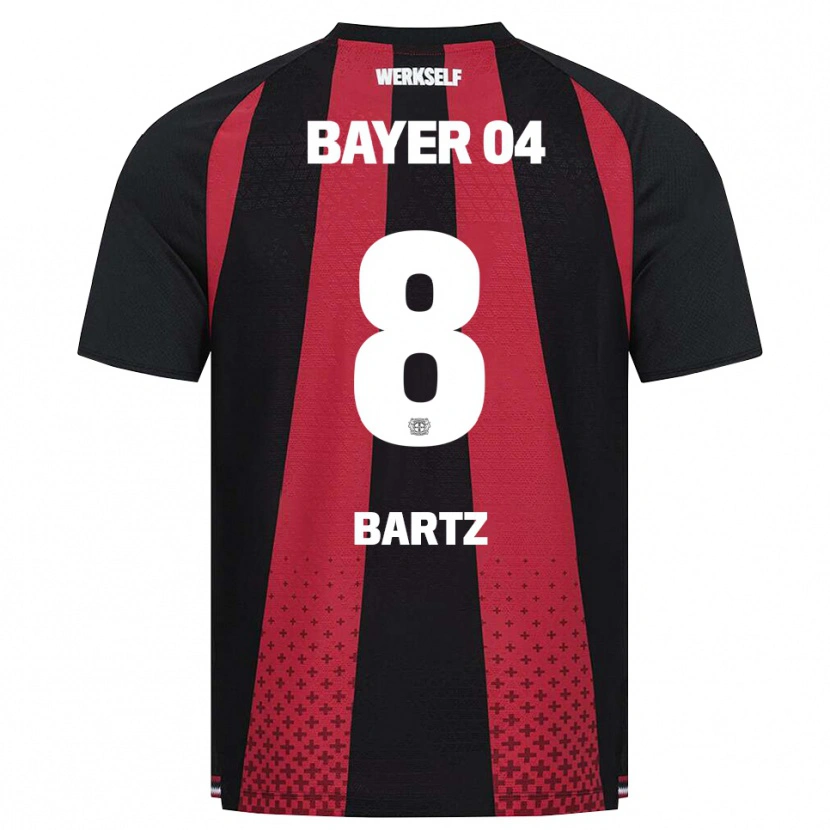 Danxen Kvinnor Paulina Bartz #8 Svart Vit Röd Hemmatröja Matchtröjor 2026/27 Tröjor T-Tröja