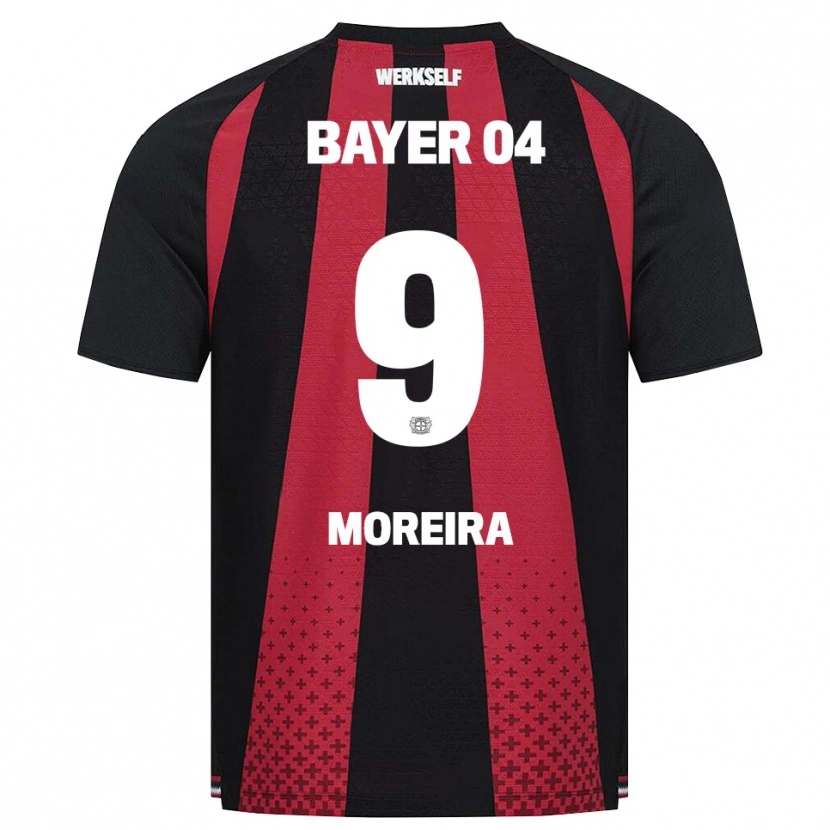 Danxen Kvinnor Afonso Moreira #9 Svart Vit Röd Hemmatröja Matchtröjor 2026/27 Tröjor T-Tröja