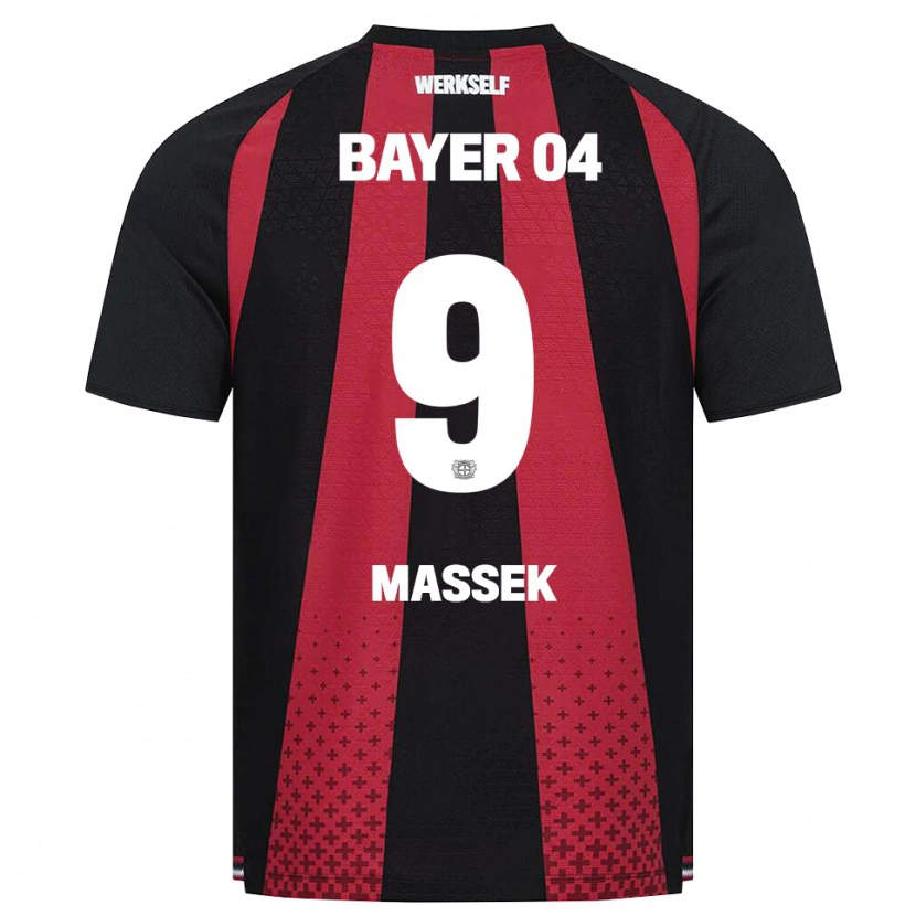 Danxen Kvinnor Ivan Massek #9 Svart Vit Röd Hemmatröja Matchtröjor 2026/27 Tröjor T-Tröja