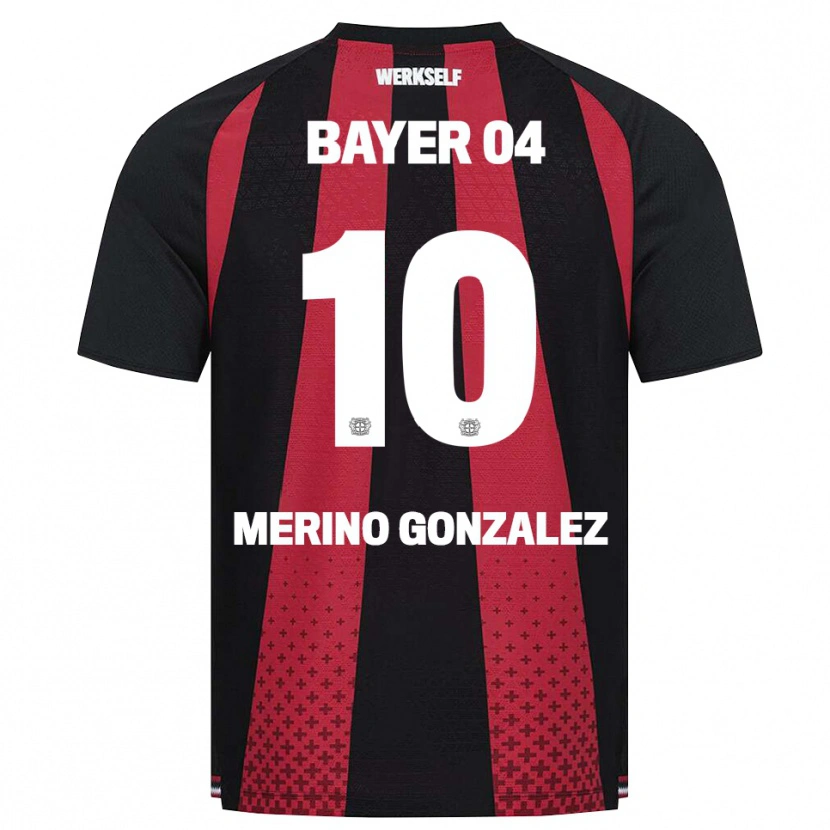 Danxen Kvinnor Estrella Merino Gonzalez #10 Svart Vit Röd Hemmatröja Matchtröjor 2026/27 Tröjor T-Tröja