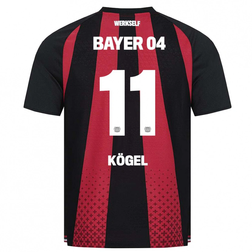 Danxen Kvinnor Kristin Kögel #11 Svart Vit Röd Hemmatröja Matchtröjor 2026/27 Tröjor T-Tröja