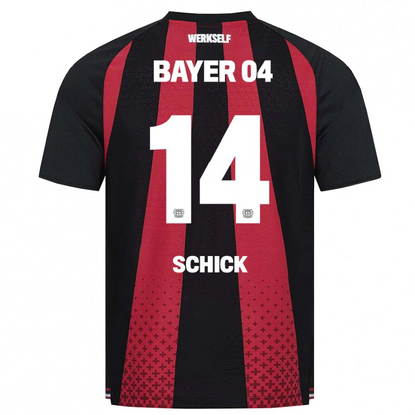 Danxen Kvinnor Patrik Schick #14 Svart Vit Röd Hemmatröja Matchtröjor 2026/27 Tröjor T-Tröja