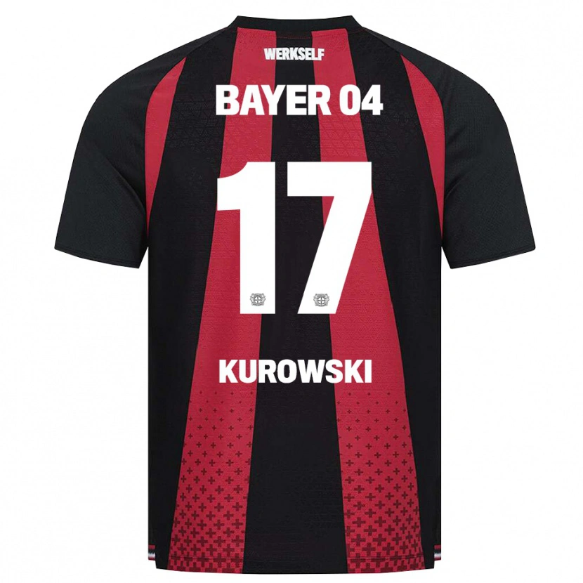 Danxen Kvinnor Julien Kurowski #17 Svart Vit Röd Hemmatröja Matchtröjor 2026/27 Tröjor T-Tröja