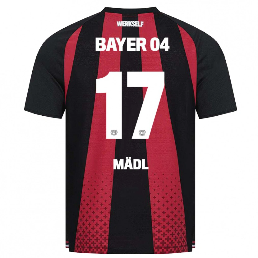Danxen Kvinnor Valentina Mädl #17 Svart Vit Röd Hemmatröja Matchtröjor 2026/27 Tröjor T-Tröja