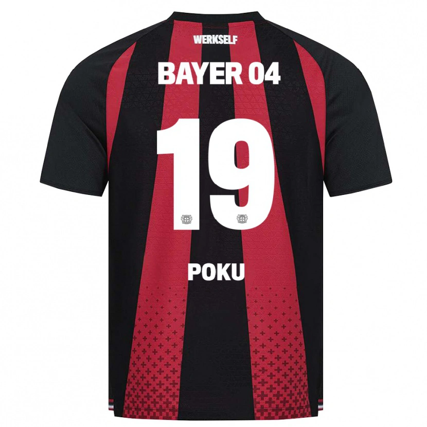 Danxen Kvinnor Ernest Poku #19 Svart Vit Röd Hemmatröja Matchtröjor 2026/27 Tröjor T-Tröja