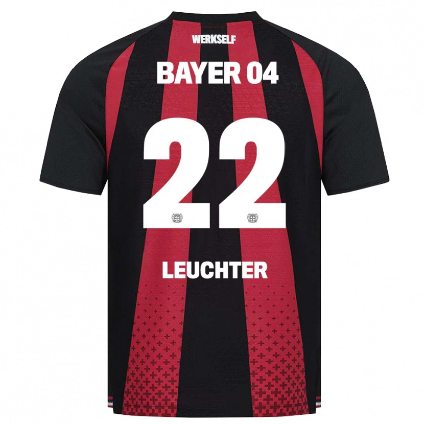 Danxen Kvinnor Julian Leuchter #22 Svart Vit Röd Hemmatröja Matchtröjor 2026/27 Tröjor T-Tröja
