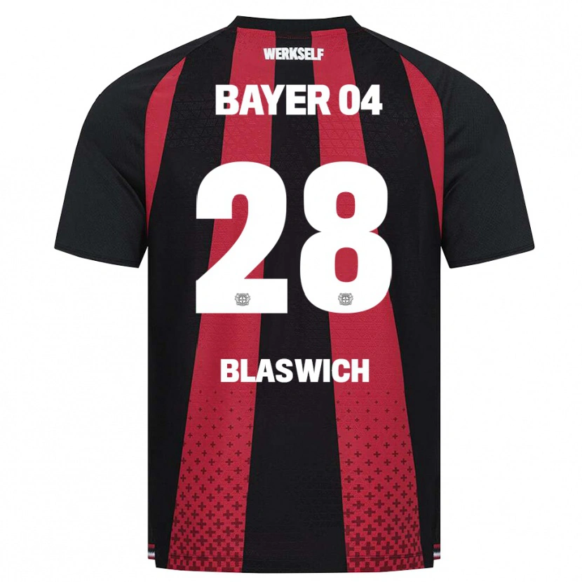 Danxen Kvinnor Janis Blaswich #28 Svart Vit Röd Hemmatröja Matchtröjor 2026/27 Tröjor T-Tröja