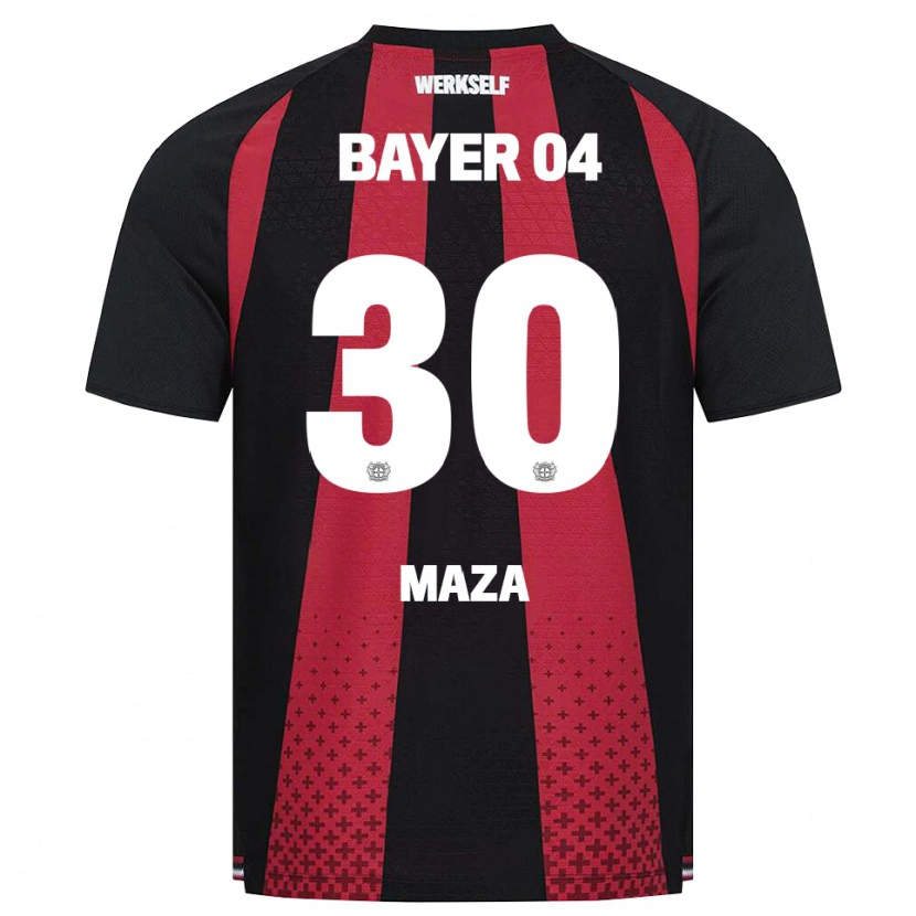 Danxen Kvinnor Ibrahim Maza #30 Svart Vit Röd Hemmatröja Matchtröjor 2026/27 Tröjor T-Tröja