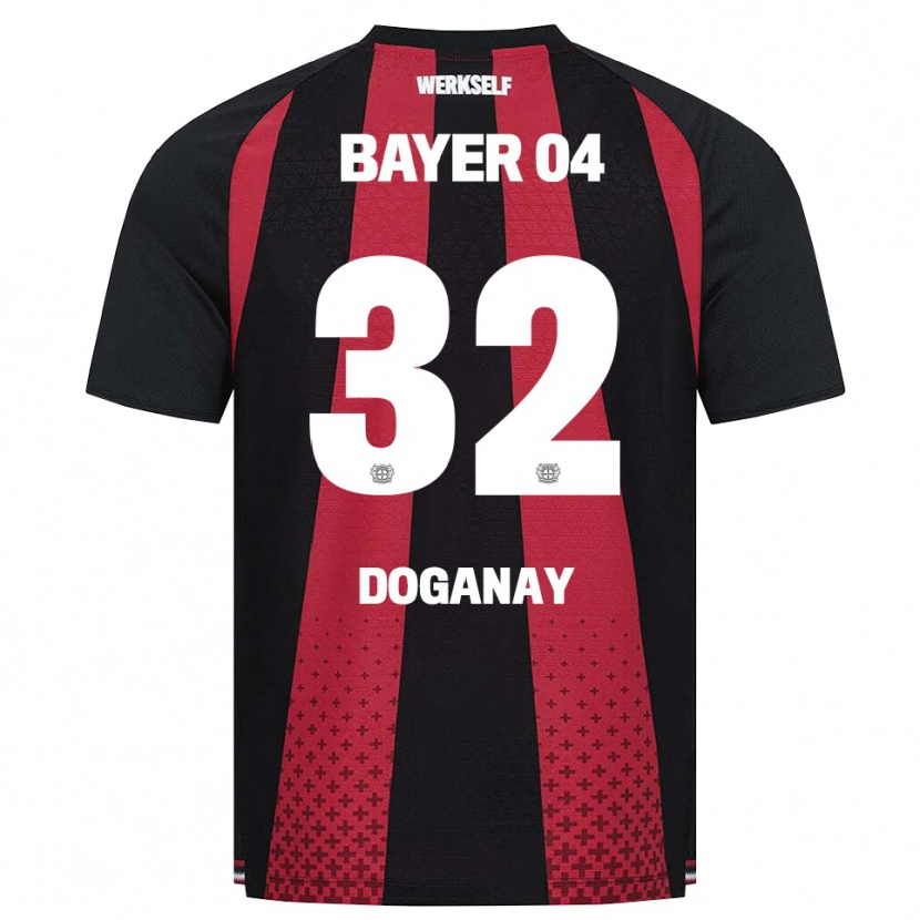 Danxen Kvinnor Kenan Doganay #32 Svart Vit Röd Hemmatröja Matchtröjor 2026/27 Tröjor T-Tröja