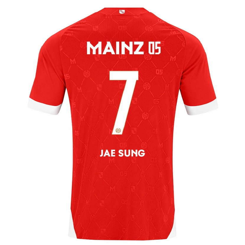 Danxen Kvinnor Jae-Sung Lee #7 Röd Vit Hemmatröja Matchtröjor 2026/27 Tröjor T-Tröja