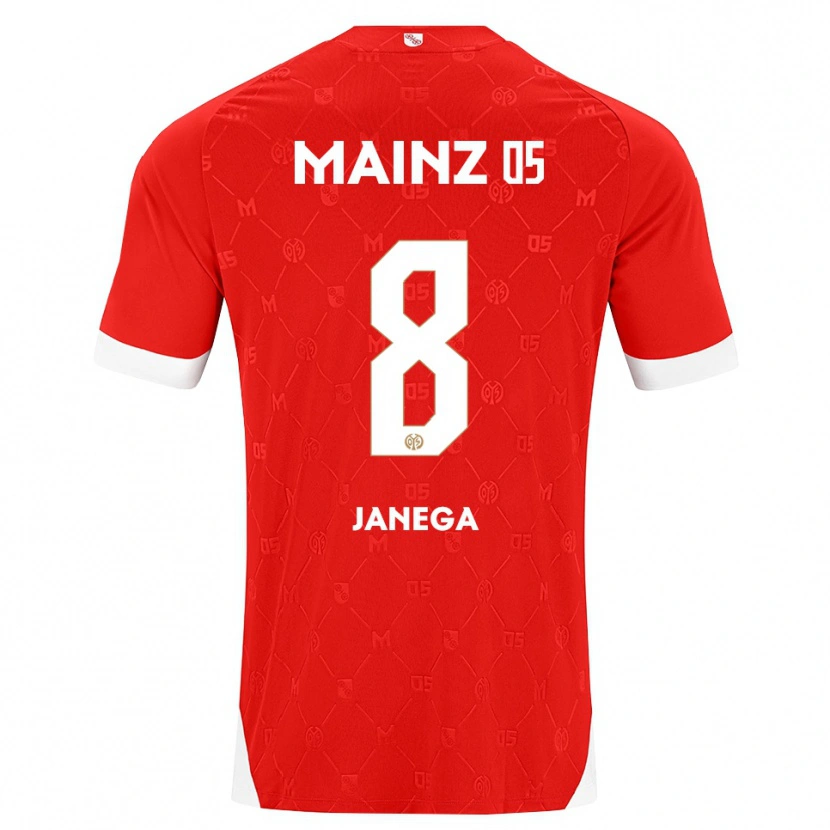 Danxen Kvinnor Jan Janega #8 Röd Vit Hemmatröja Matchtröjor 2026/27 Tröjor T-Tröja