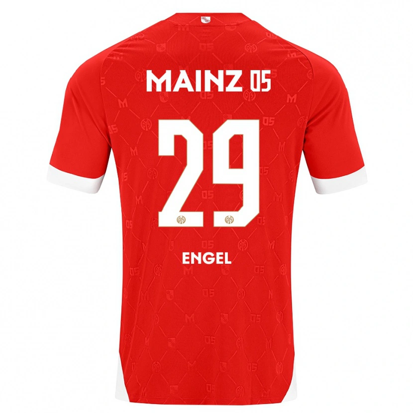 Danxen Kvinnor Fritz Engel #29 Röd Vit Hemmatröja Matchtröjor 2026/27 Tröjor T-Tröja
