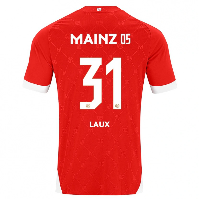 Danxen Kvinnor Lucas Laux #31 Röd Vit Hemmatröja Matchtröjor 2026/27 Tröjor T-Tröja