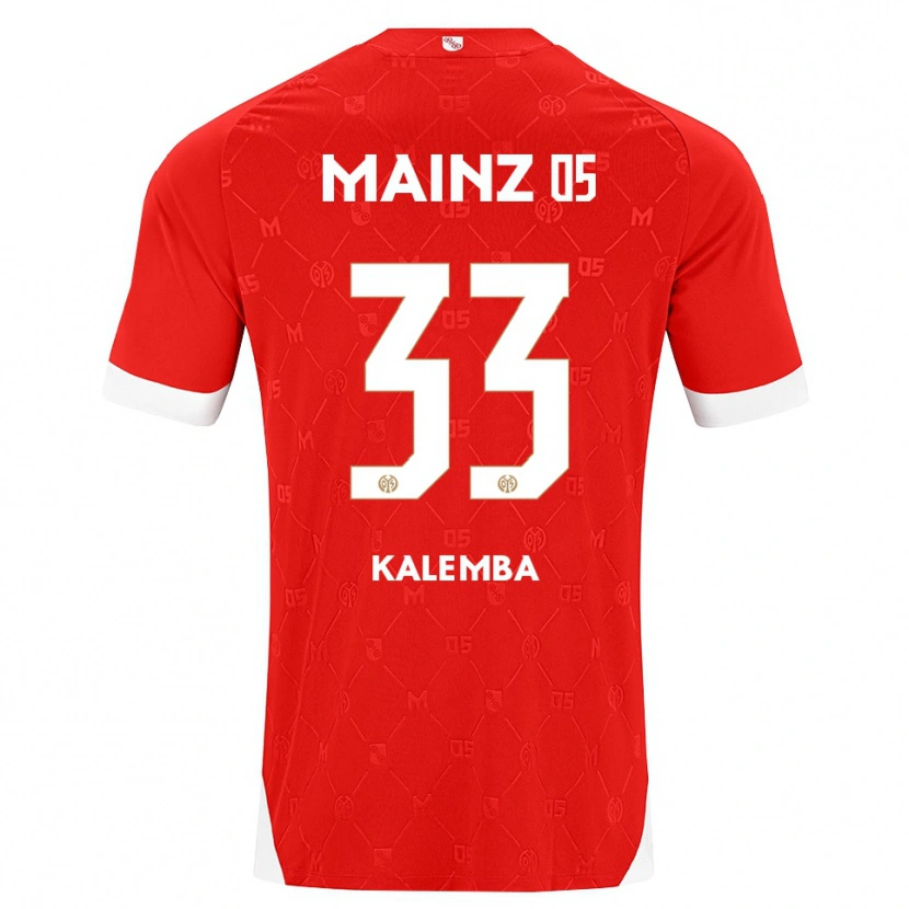 Danxen Kvinnor Marcel Kalemba #33 Röd Vit Hemmatröja Matchtröjor 2026/27 Tröjor T-Tröja