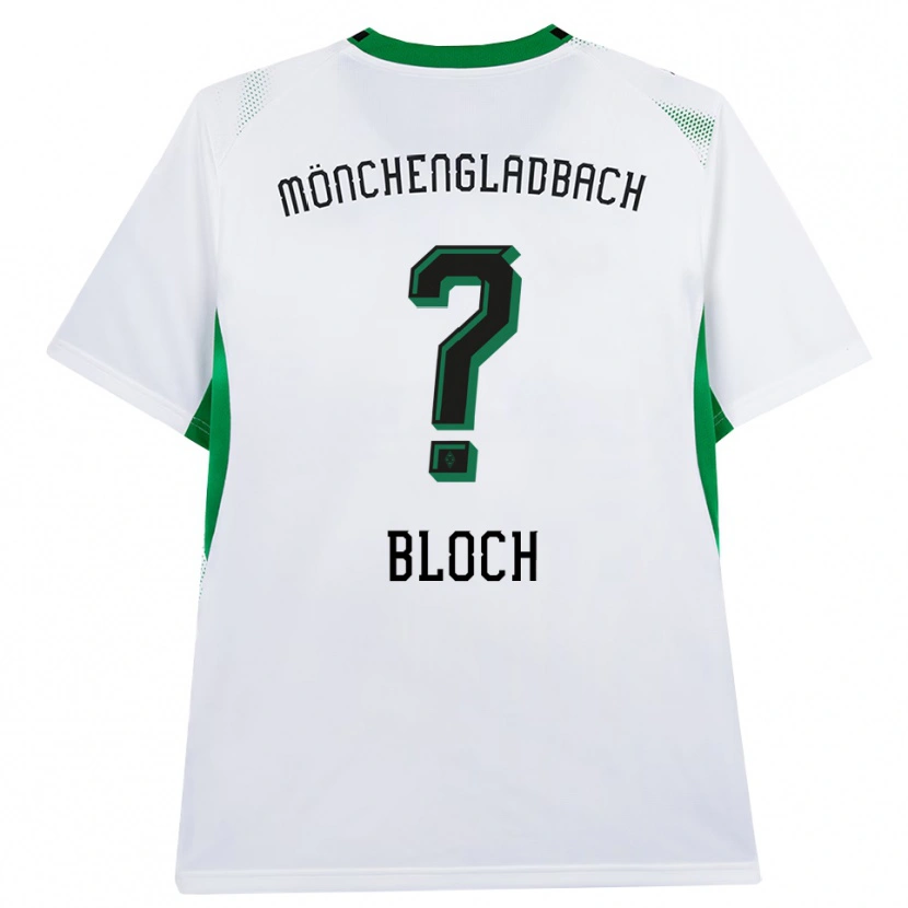Danxen Kvinnor Stefan Bloch #0 Vit Svart Grön Hemmatröja Matchtröjor 2026/27 Tröjor T-Tröja