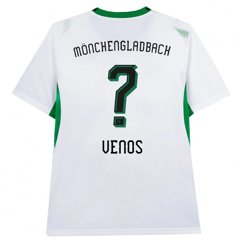Danxen Kvinnor Christos Venos #0 Vit Svart Grön Hemmatröja Matchtröjor 2026/27 Tröjor T-Tröja