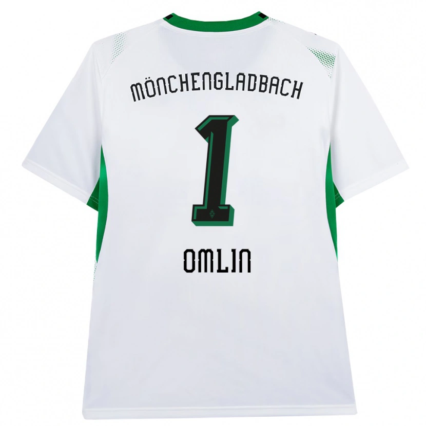 Danxen Kvinnor Jonas Omlin #1 Vit Svart Grön Hemmatröja Matchtröjor 2026/27 Tröjor T-Tröja