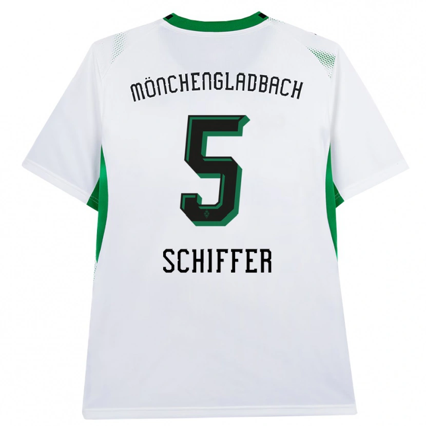 Danxen Kvinnor Ben Schiffer #5 Vit Svart Grön Hemmatröja Matchtröjor 2026/27 Tröjor T-Tröja