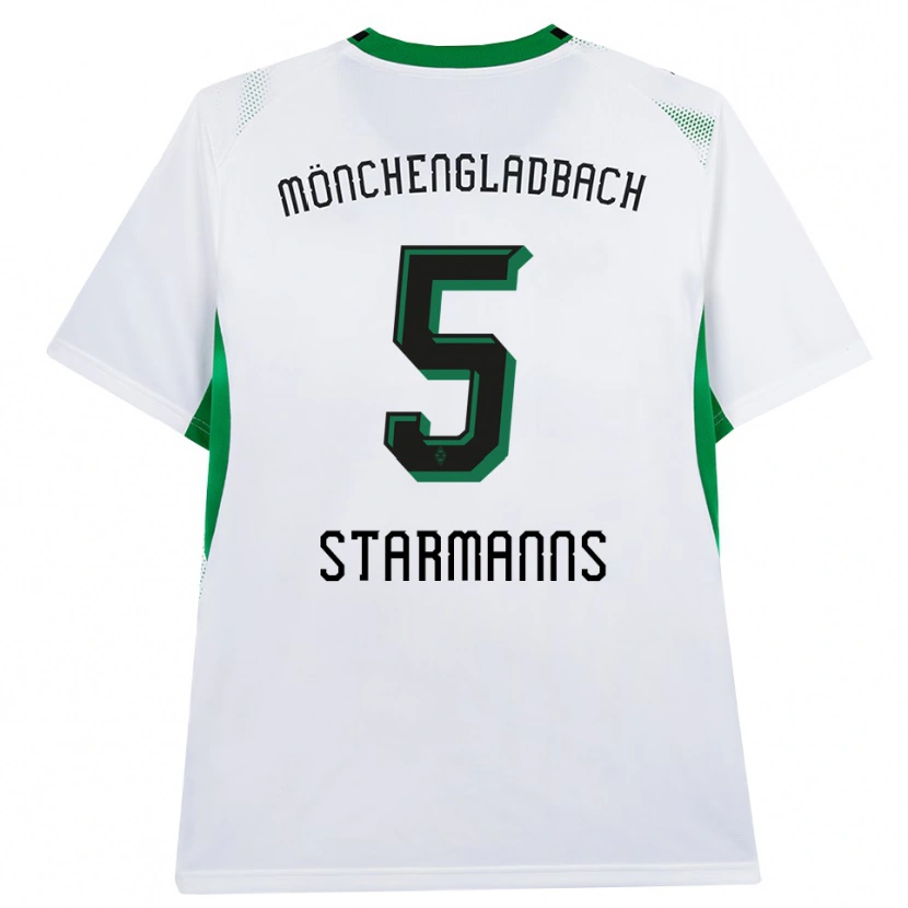 Danxen Kvinnor Sandra Starmanns #5 Vit Svart Grön Hemmatröja Matchtröjor 2026/27 Tröjor T-Tröja