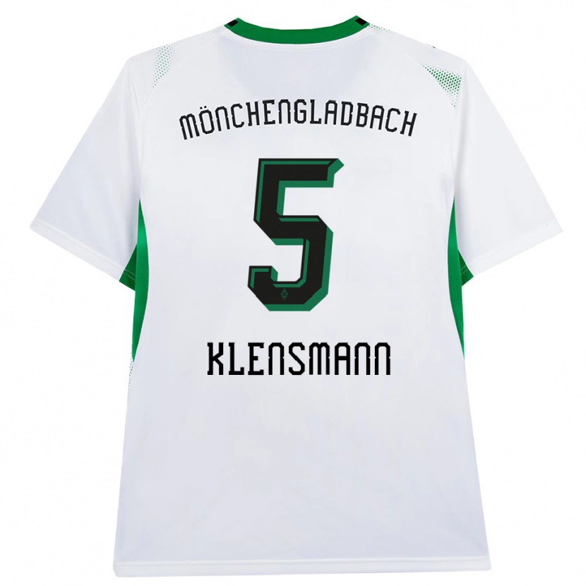 Danxen Kvinnor Paula Klensmann #5 Vit Svart Grön Hemmatröja Matchtröjor 2026/27 Tröjor T-Tröja