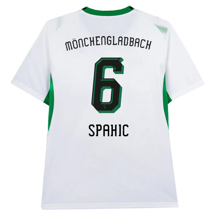 Danxen Kvinnor Armin Spahic #6 Vit Svart Grön Hemmatröja Matchtröjor 2026/27 Tröjor T-Tröja