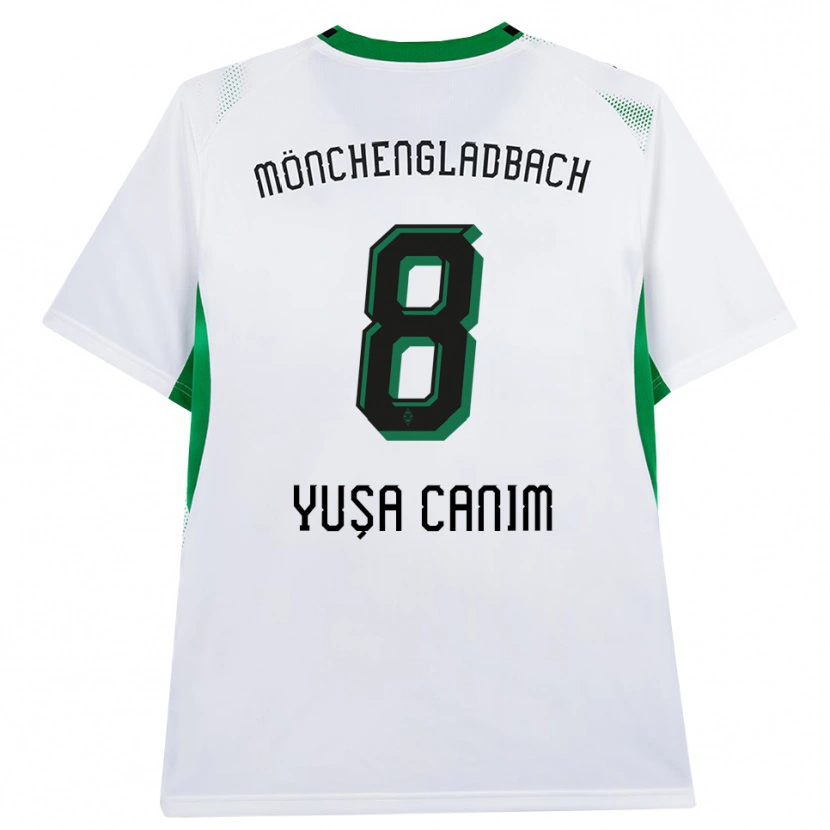 Danxen Kvinnor Salih Yuşa Canım #8 Vit Svart Grön Hemmatröja Matchtröjor 2026/27 Tröjor T-Tröja