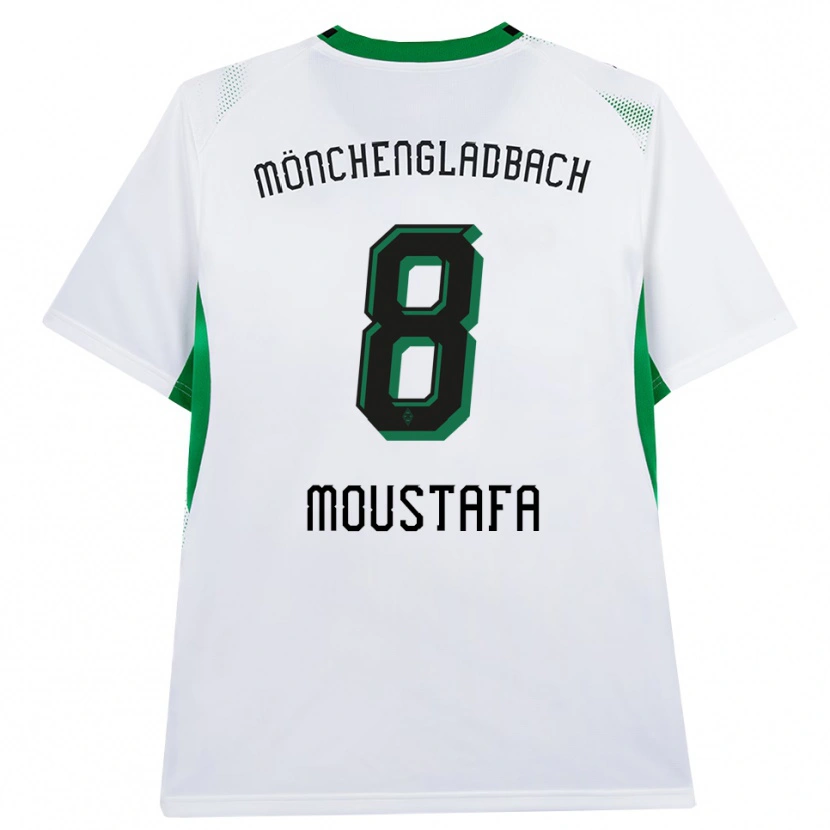 Danxen Kvinnor Moustafa Ashraf Moustafa #8 Vit Svart Grön Hemmatröja Matchtröjor 2026/27 Tröjor T-Tröja