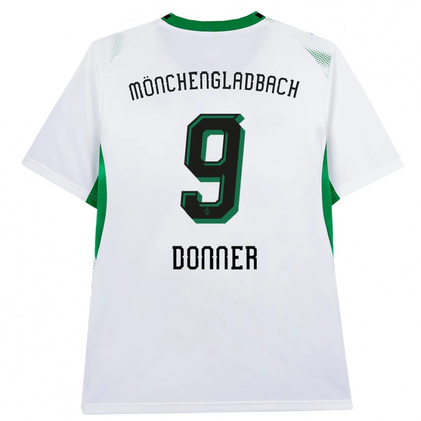 Danxen Kvinnor Maximilian Donner #9 Vit Svart Grön Hemmatröja Matchtröjor 2026/27 Tröjor T-Tröja